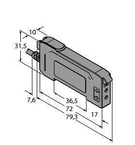 Turck Opto Sensor DF-G3LIR-PS-2M-C1