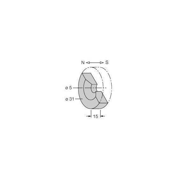 Turck Dauermagnet DMR31-15-5