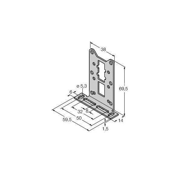 Turck Befestigungswinkel MW-Q14/Q20