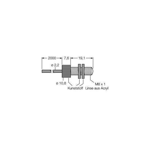 Turck Kunststoff-Lichtleiter PIL46U