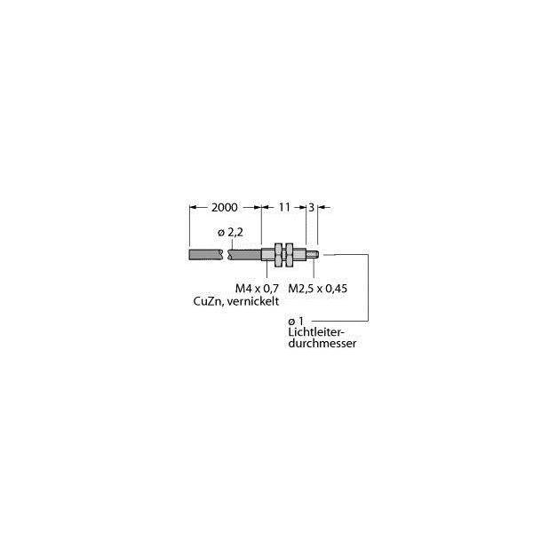 Turck Kunststoff-Lichtleiter PIT46UHF