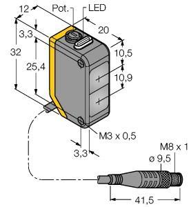 Turck Opto Sensor Q20NLPQ