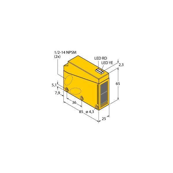 Turck Opto Sensor Q85BB62D-T9-B