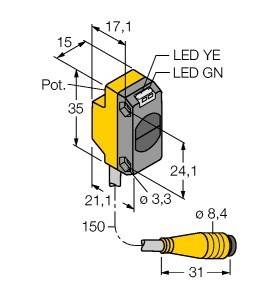 Turck Opto-Sensor QS186EBQ
