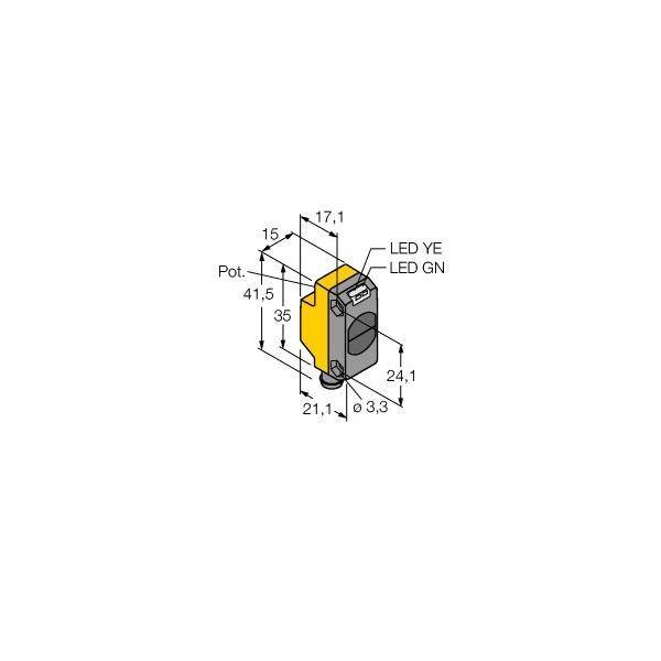 Turck Opto-Sensor QS18VP6RBQ7