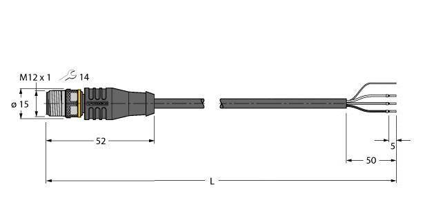 Turck Anschlussleitung RSS4T-10/TEL