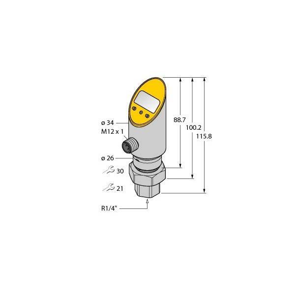 Turck Drucksensor PS001A5112UPN8XH1141