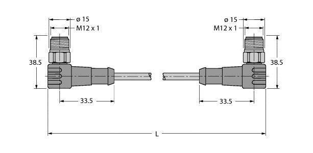 Turck Feldbusleitung WSCV-WSCV #8900021