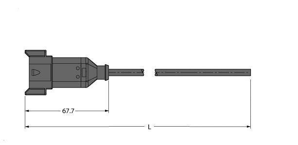 Turck Ventilsteckverbinder DT04-8P-A-5/TXL