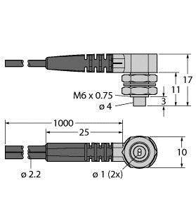 Turck Kunststoff-Lichtleiter PBAT43UTA-VL