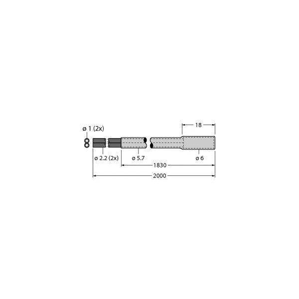 Turck Kunststoff-Lichtleiter PBE46UTMNL