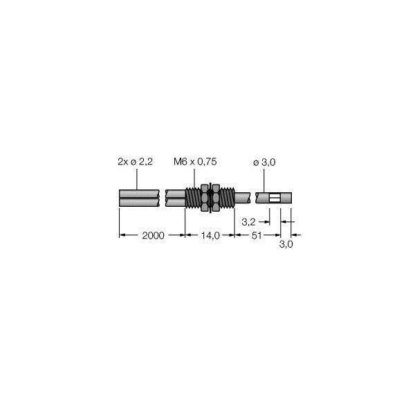 Turck Kunststoff-Lichtleiter PBPS46UMT