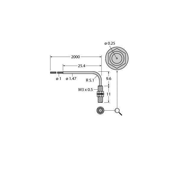 Turck Kunststoff-Lichtleiter PIAT16U