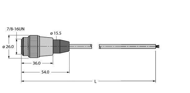 Turck Feldbusleitung RSV-FBY48BK-10M/5D