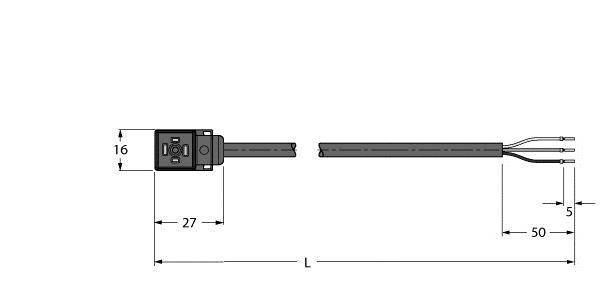 Turck Ventilsteckverbinder VC8S02-A80E-10/TEL
