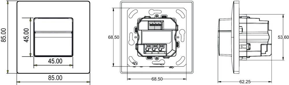 Theben Präsenzmelder S180-101 2.20 UP WH