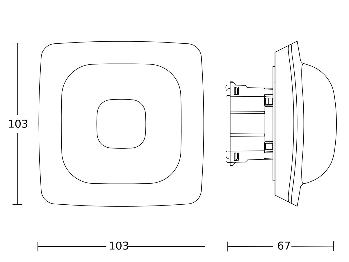 Steinel IR-Präsenzmelder IR QuattroHD #064846