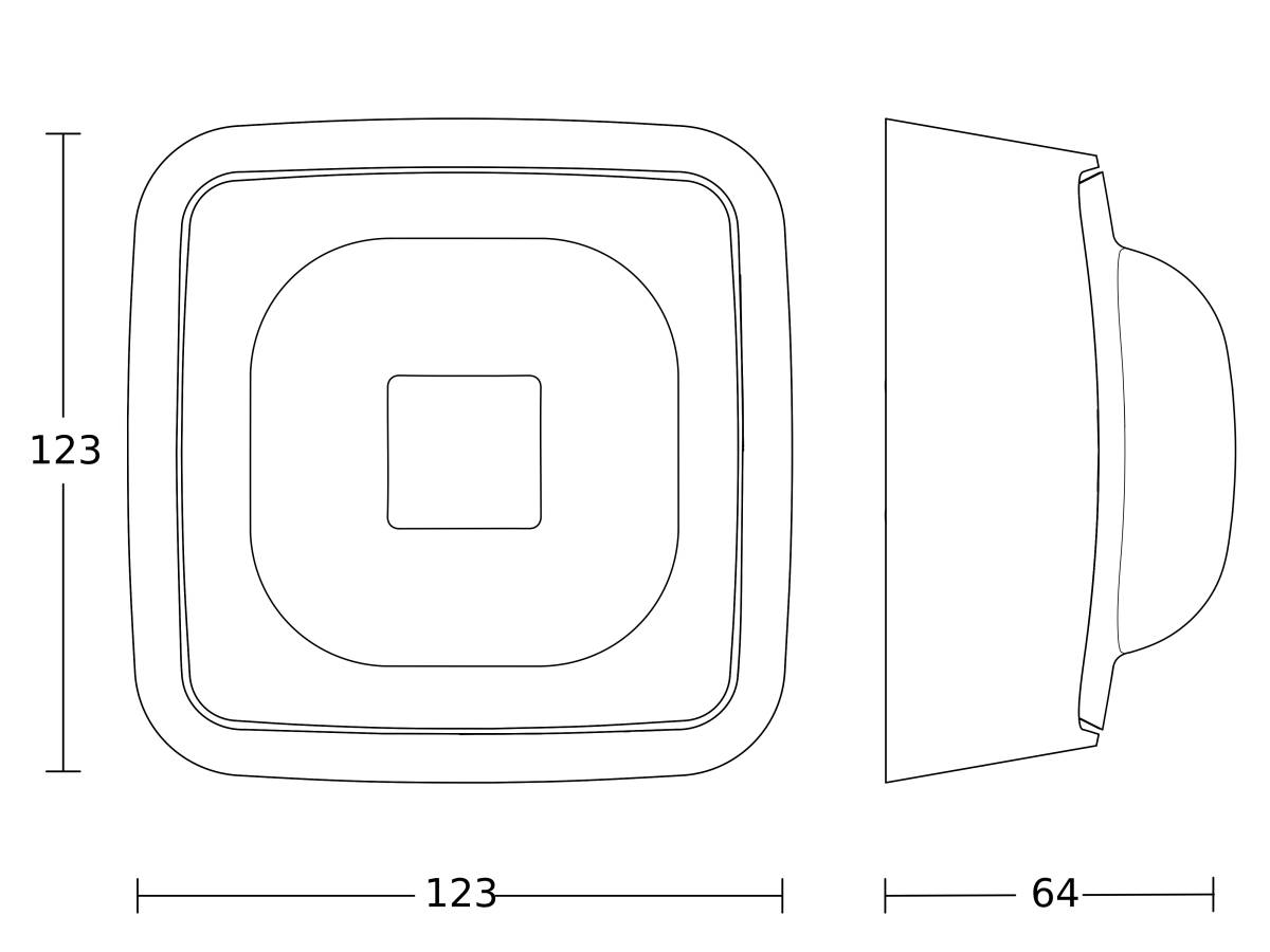 Steinel IR-Präsenzmelder IR QuattroHD #064853