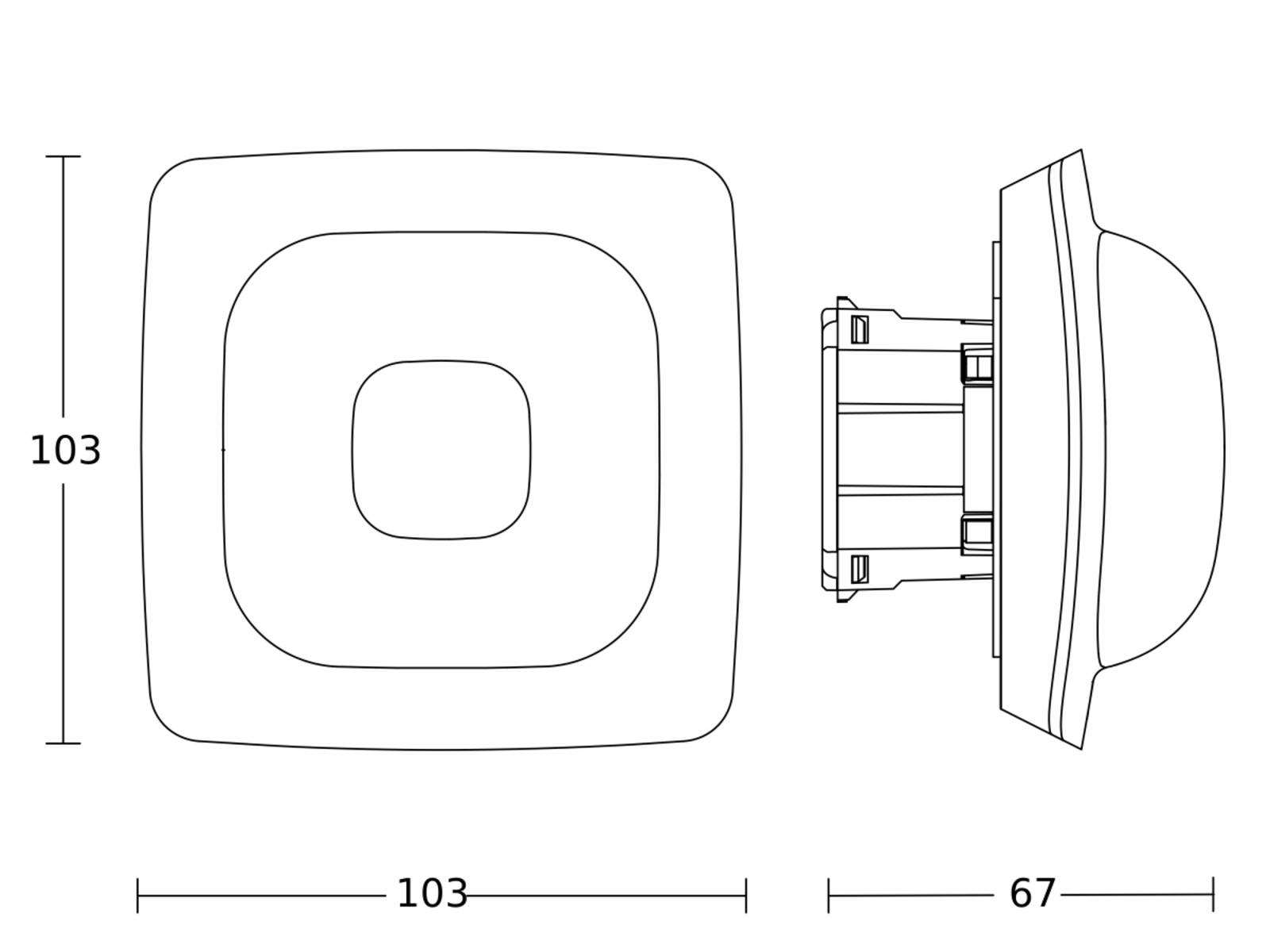 Steinel IR-Präsenzmelder IR QuattroHD #064846