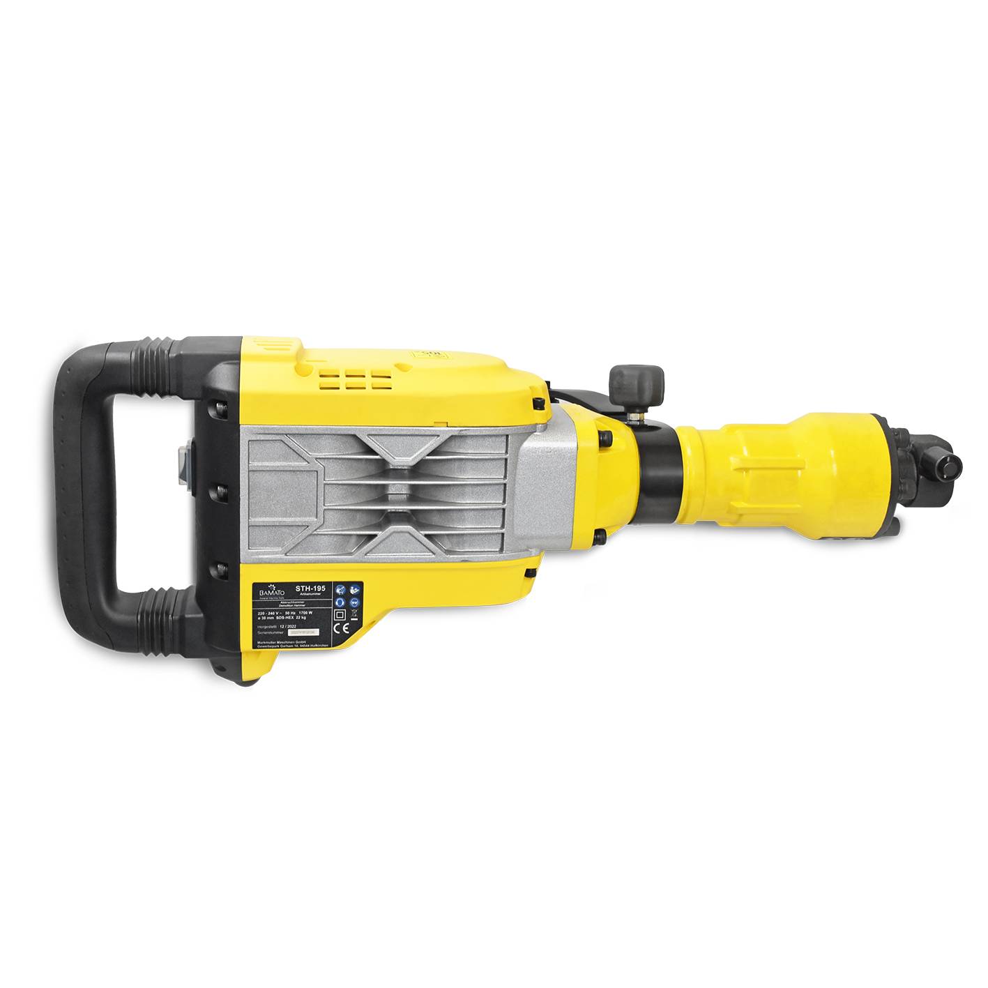 BAMATO Abbruchhammer STH-195 mit 7-tlg. Zubehörset