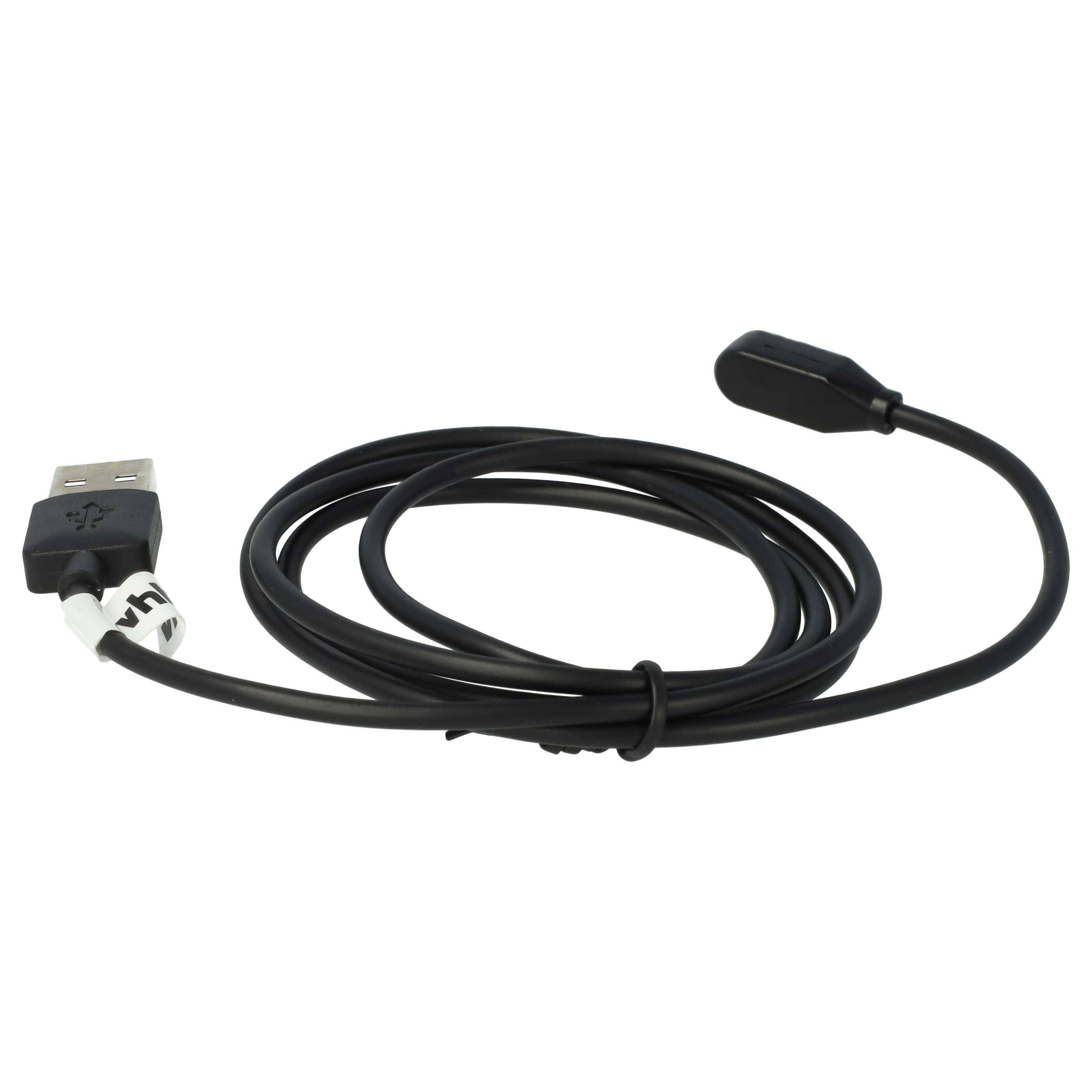 vhbw Ladekabel kompatibel mit Aftershokz Aeropex AS800, AS803 Kopfhörer - Kabel, 100 cm Schwarz