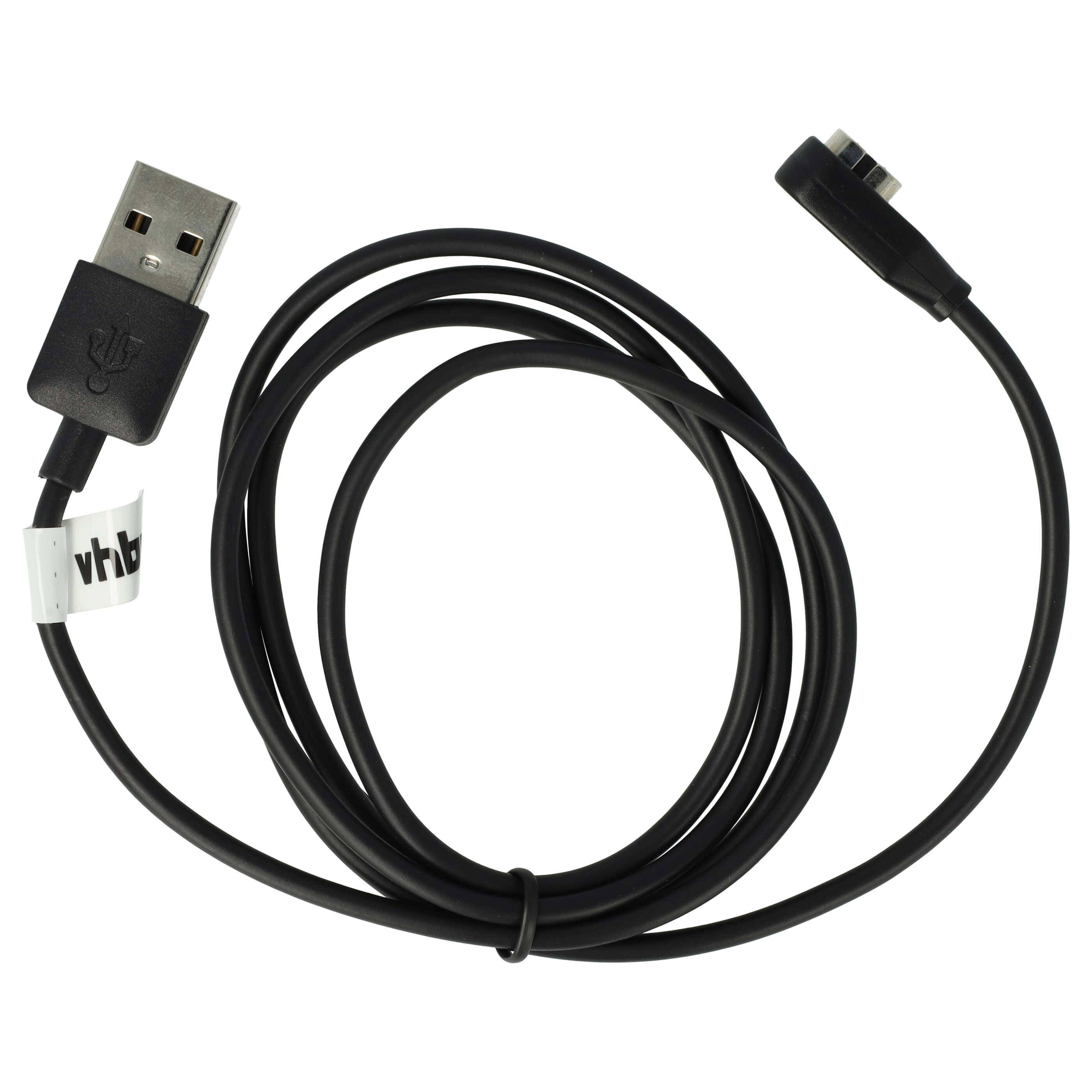 vhbw Ladekabel kompatibel mit Aftershokz OpenRun Pro AS810 Kopfhörer - Kabel, 100 cm Schwarz