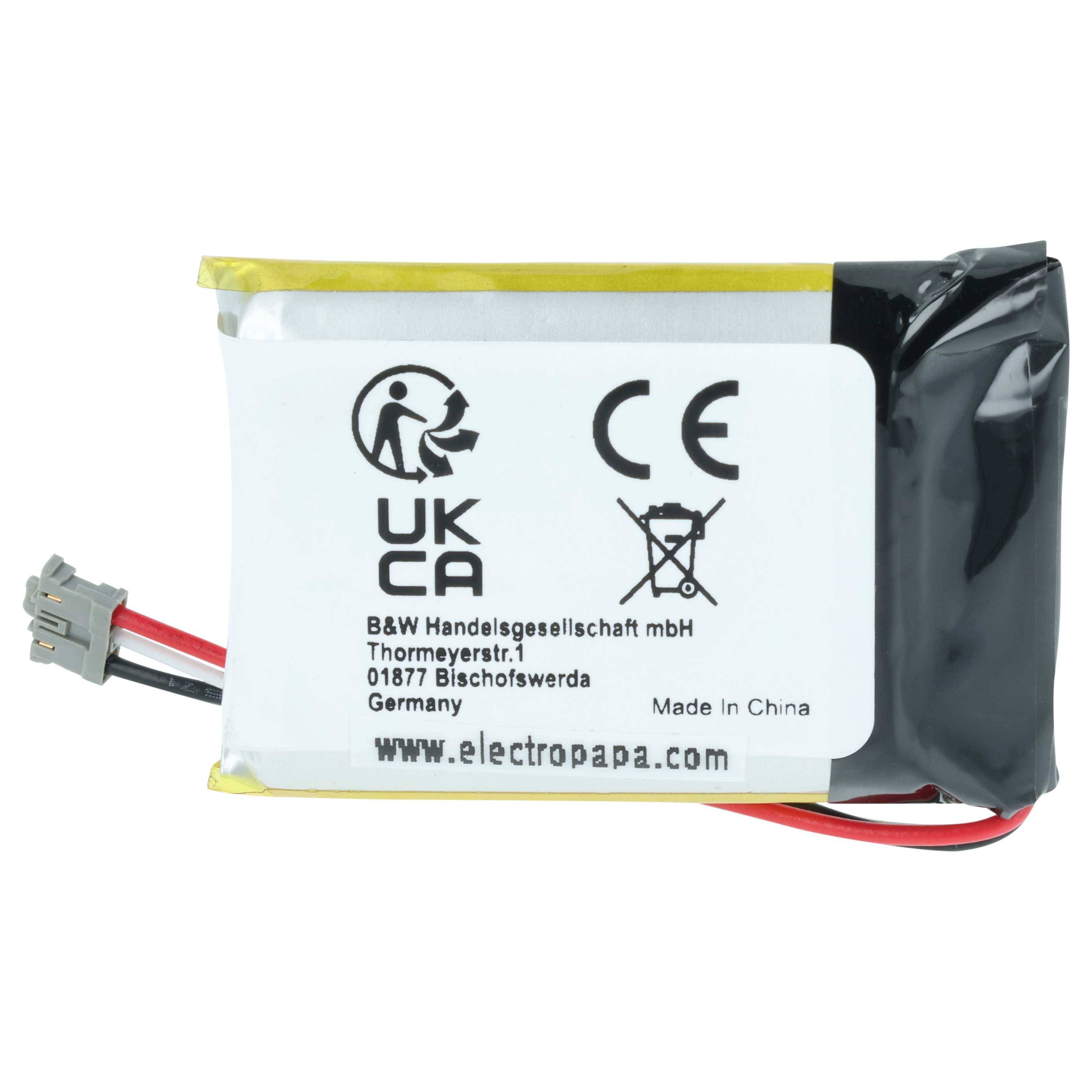 vhbw Akku kompatibel mit Garmin inReach Mini, 010-01879-00, 010-02602-01 Satelliten-Kommunikationsgerät (950 mAh, 3,7 V, Li-Ion)