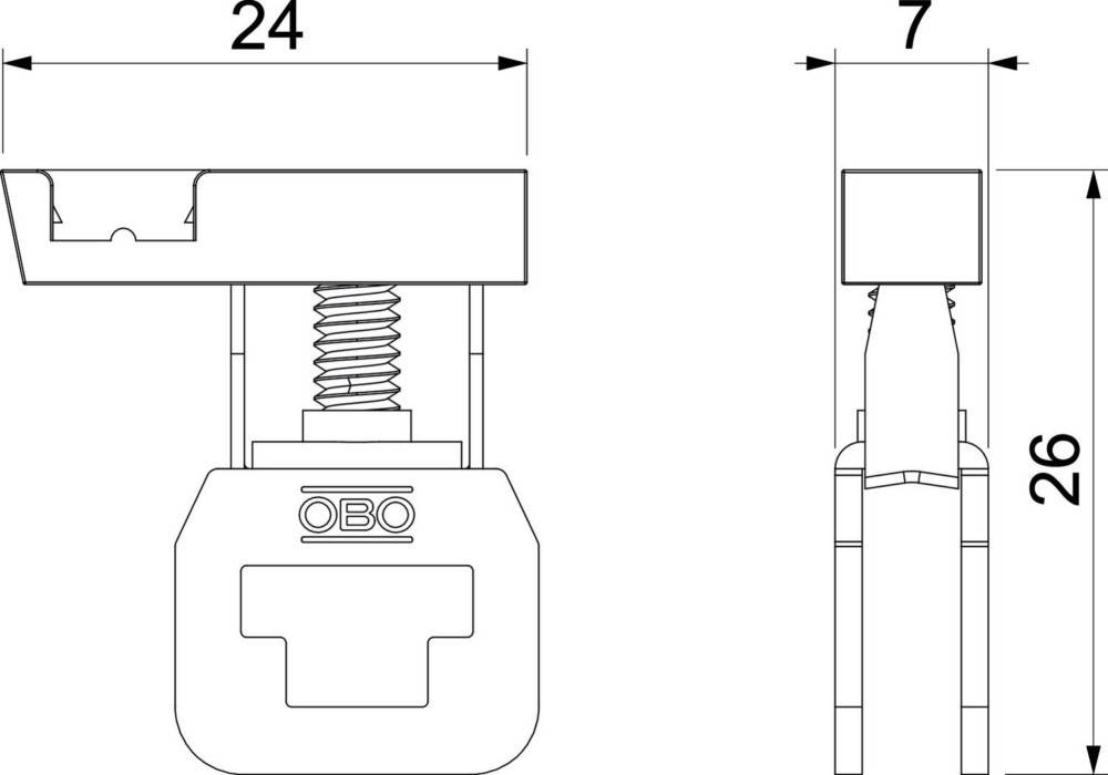 OBO Bettermann Schutzleiterklemme TPE 04 Firebox