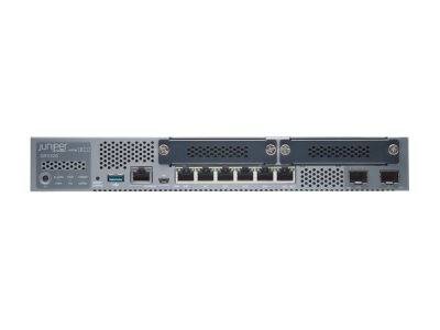 Juniper Networks SRX320 Services Gateway - Sicherheitsgerät - 8 Anschlüsse - GigE, HDLC, Frame Relay, PPP, MLPPP, MLFR -