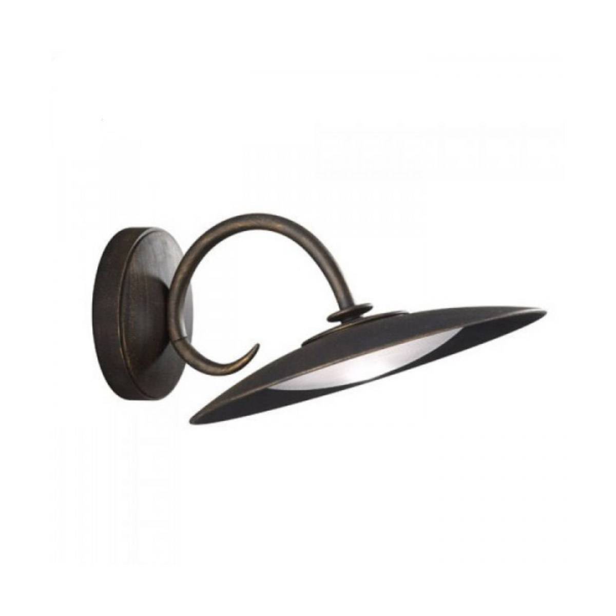 LED Wandaussenleuchte 7,5W Schwarz Silber Schutzart IP44