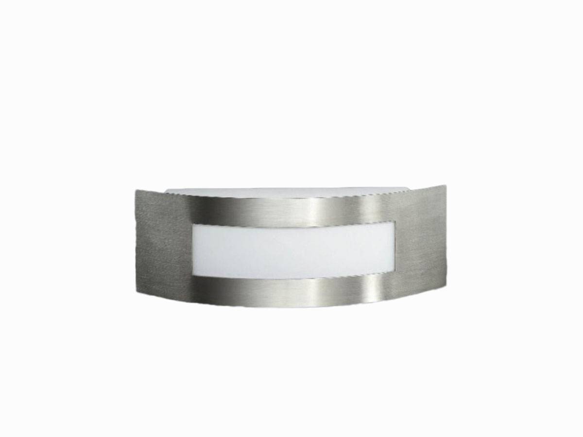 Wandaussenleuchte IP44 Aussenleuchte Edelstahl Silber E14