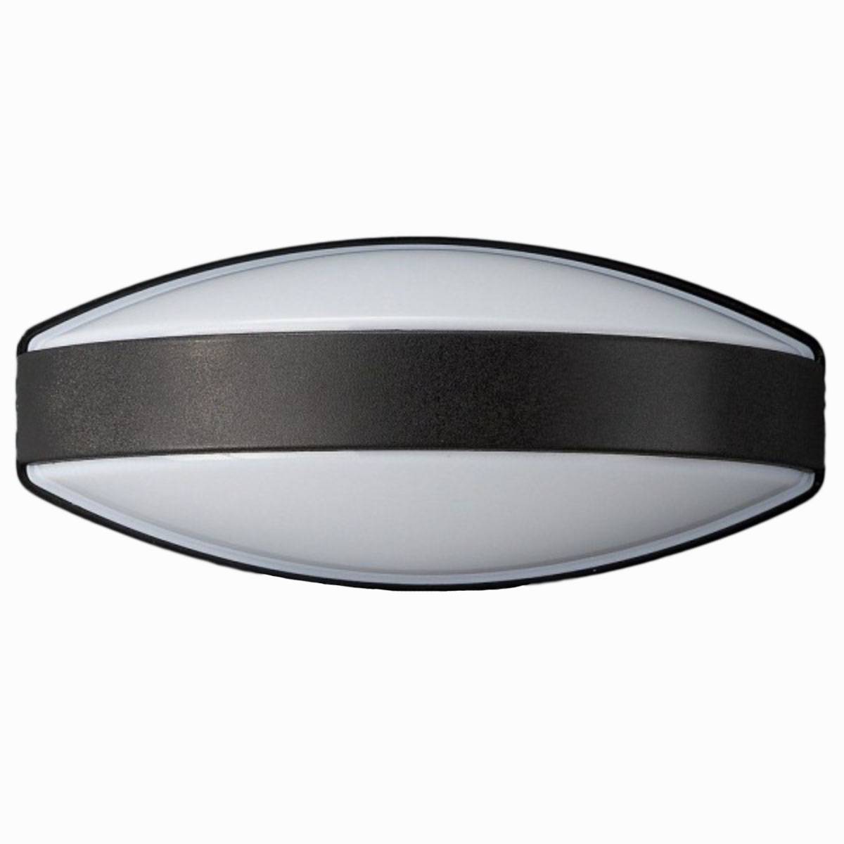 Energiespar Wandaussenleuchte Schwarz IP44 | 1x 9W G23 | EEK A