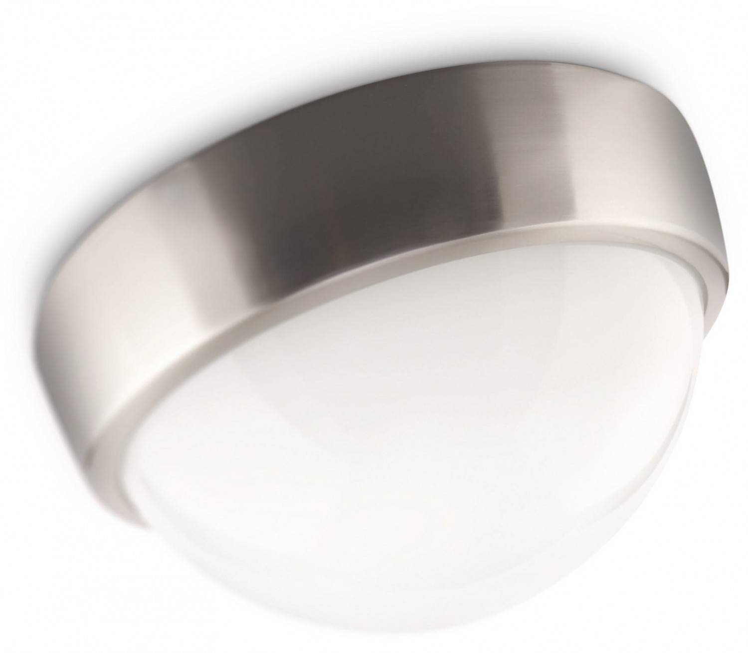 Philips Ecomoods Glas Edelstahl Wandaussenleuchte Energiespar 16W 1050lm 3000K