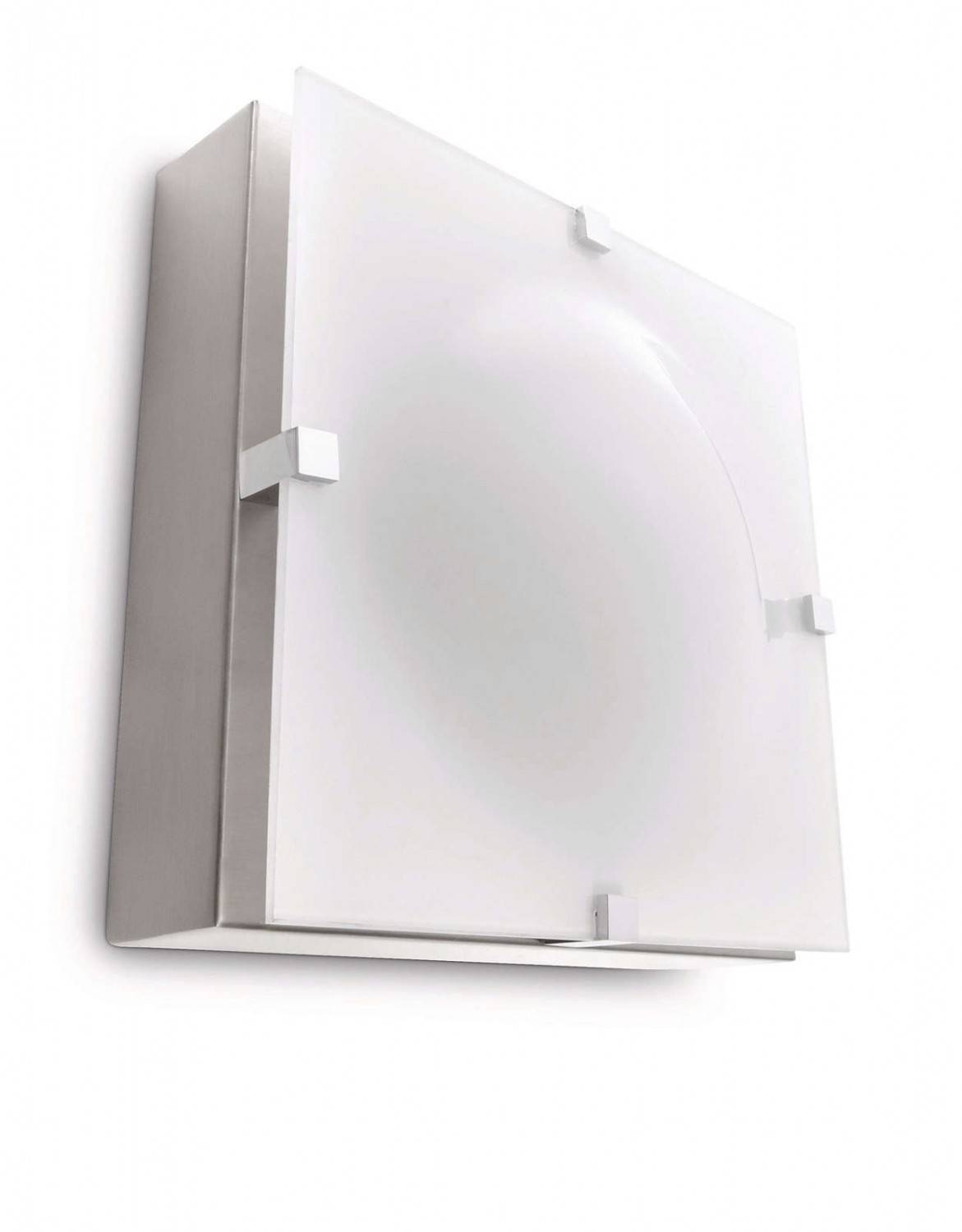 Philips PowerLED Wandaussenleuchte Edelstahl 6W 2700K warmweiss 380lm IP44