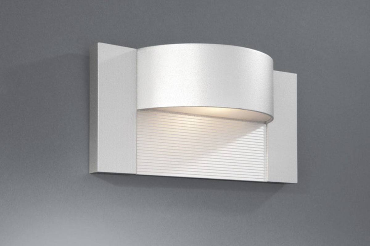 Halogen Wandaußenleuchte Minsk Grau Aluminium 1xG9 max.40W/230V 24x8,6x12,2cm