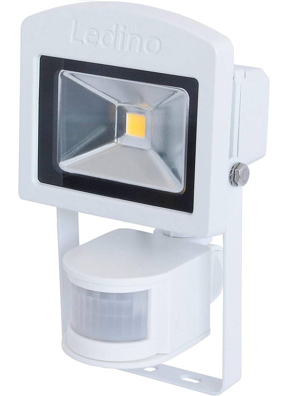 Ledino LED Strahler 10-50W Silber Schwarz Weiß 3000-6500K IR-Sensor