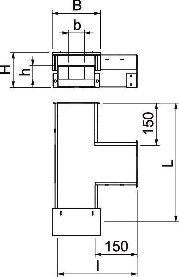 OBO Bettermann T-Stück BSKH09-T0506