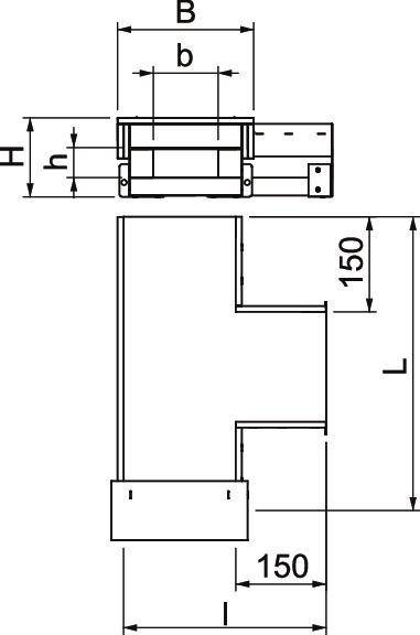 OBO Bettermann T-Stück BSKH09-T0511