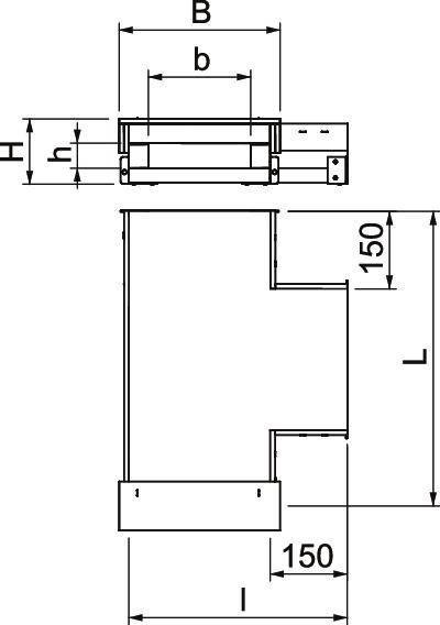 OBO Bettermann T-Stück BSKH09-T0521