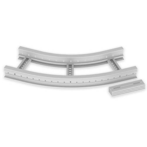 Unex Flachbogen 45 Grad 67317-04