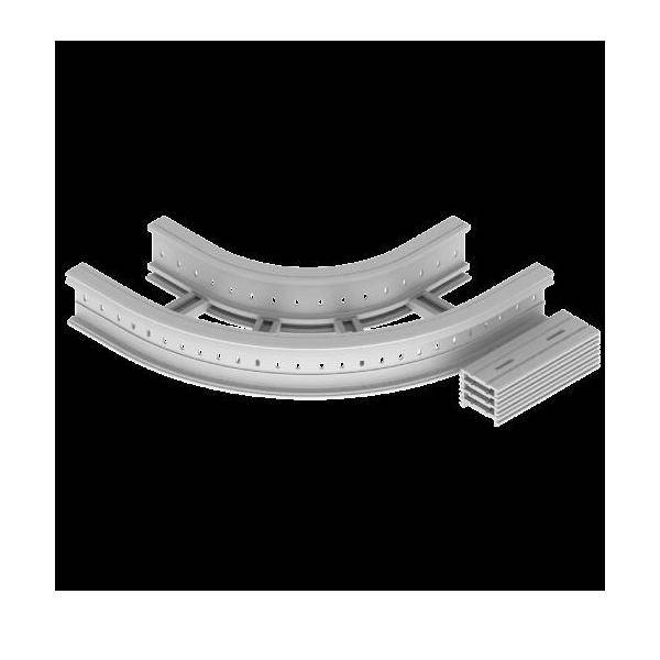 Unex Flachbogen 90 Grad 67326-04