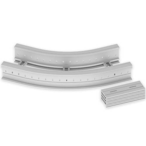 Unex Flachbogen 45 Grad 67337-04