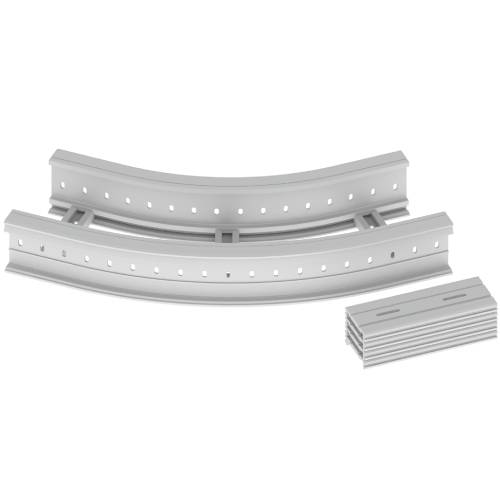 Unex Flachbogen 45 Grad 67337-04