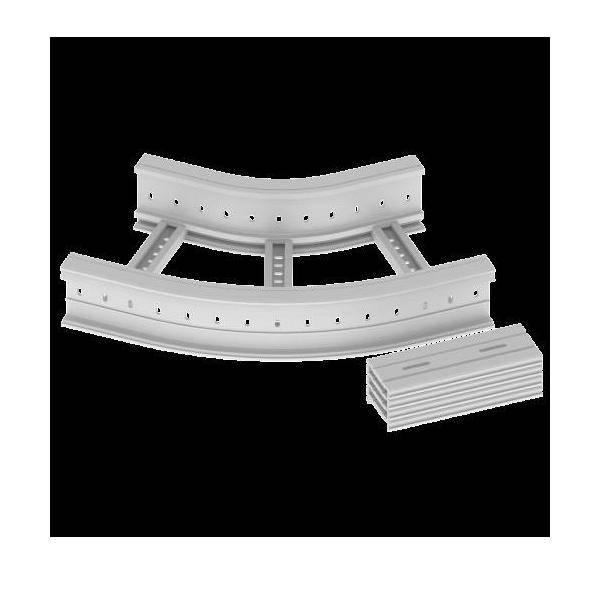 Unex Flachbogen 45 Grad 67436-04