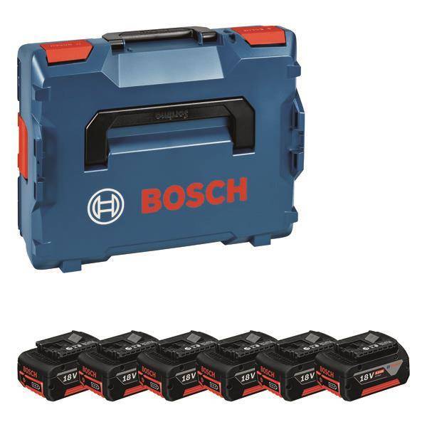 Bosch GBA - Batterie 6 x - Li-Ion - 4 Ah - 4.000 mAh - 18 V