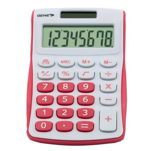 Taschenrechner 120 P 8-stellig pink