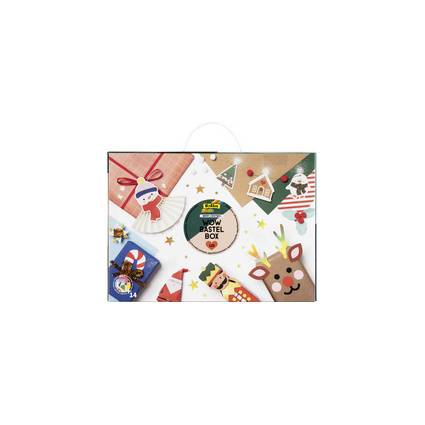 folia WOW Weihnachts-Bastelkoffer MERRY CRAFTMAS, 133 Teile