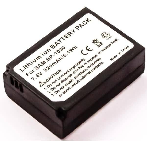 Akku für Samsung NX2000 Li-Ion 7,4 Volt 800 mAh schwarz