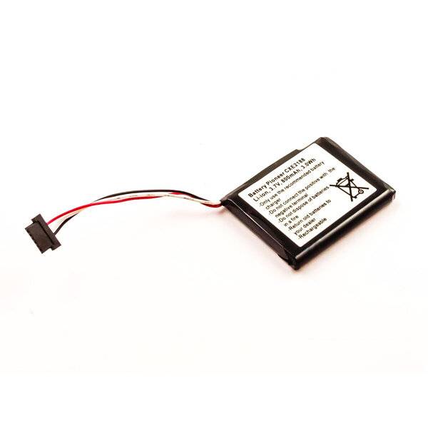 Akku für Pioneer AVIC-F320BT Li-Ion 3,7 Volt 790 mAh schwarz
