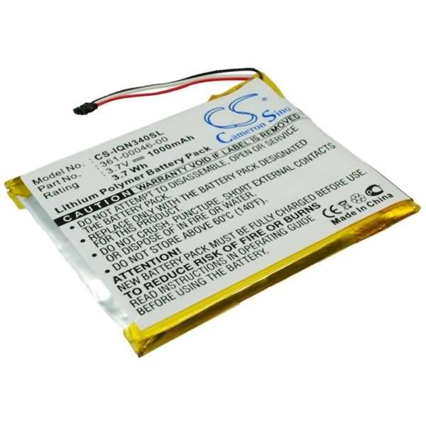 Akku für Garmin nüvi 3590LMT Li-Pol 3,7 Volt 1000 mAh schwarz